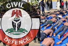 NSCDC Civil Defence; Dead Niger Miners