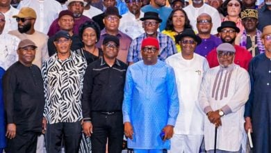 FCT Nyesom Wike, and some leaders of the Rainbow Coalition met with the Rivers State Governor, Siminalayi Fubara, at the latter’s private residence in Port Harcourt