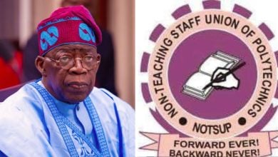 President Bola Tinubu; Non-Teaching Staff Union of Polytechnics (NOTSUP)