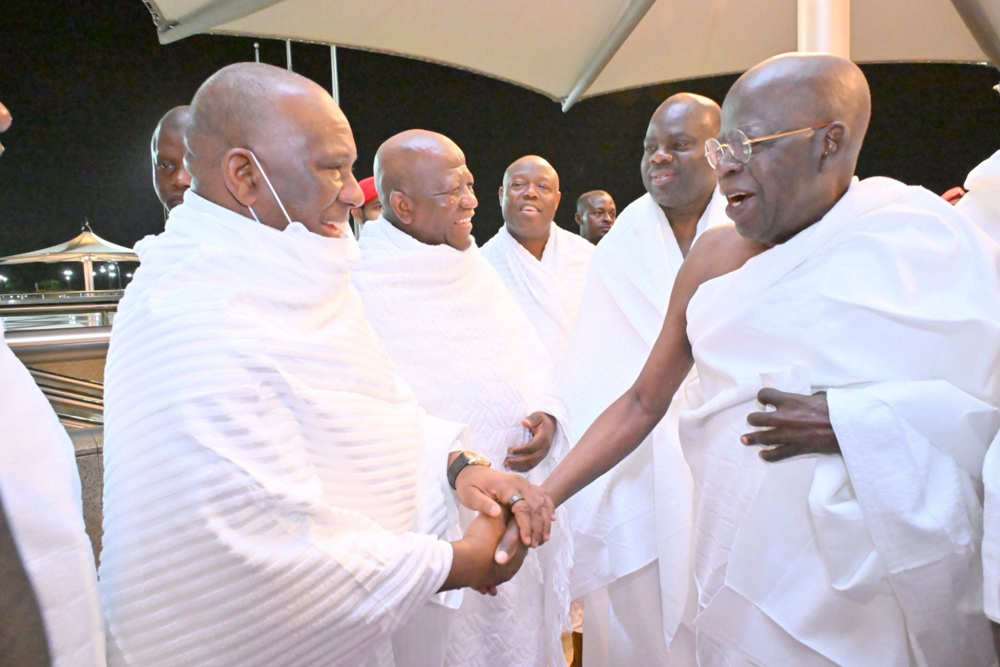 President Bola Ahmed Tinubu performed Umrah early Friday morning in the holy city of Makkah, Kingdom of Saudi Arabia