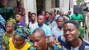 Parents of abducted corps members at Olubadan’s residence