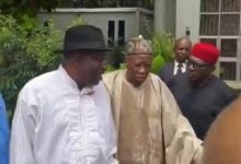 Jonathan, Ganduje Meet on Abuja