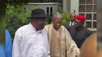 Jonathan, Ganduje Meet on Abuja