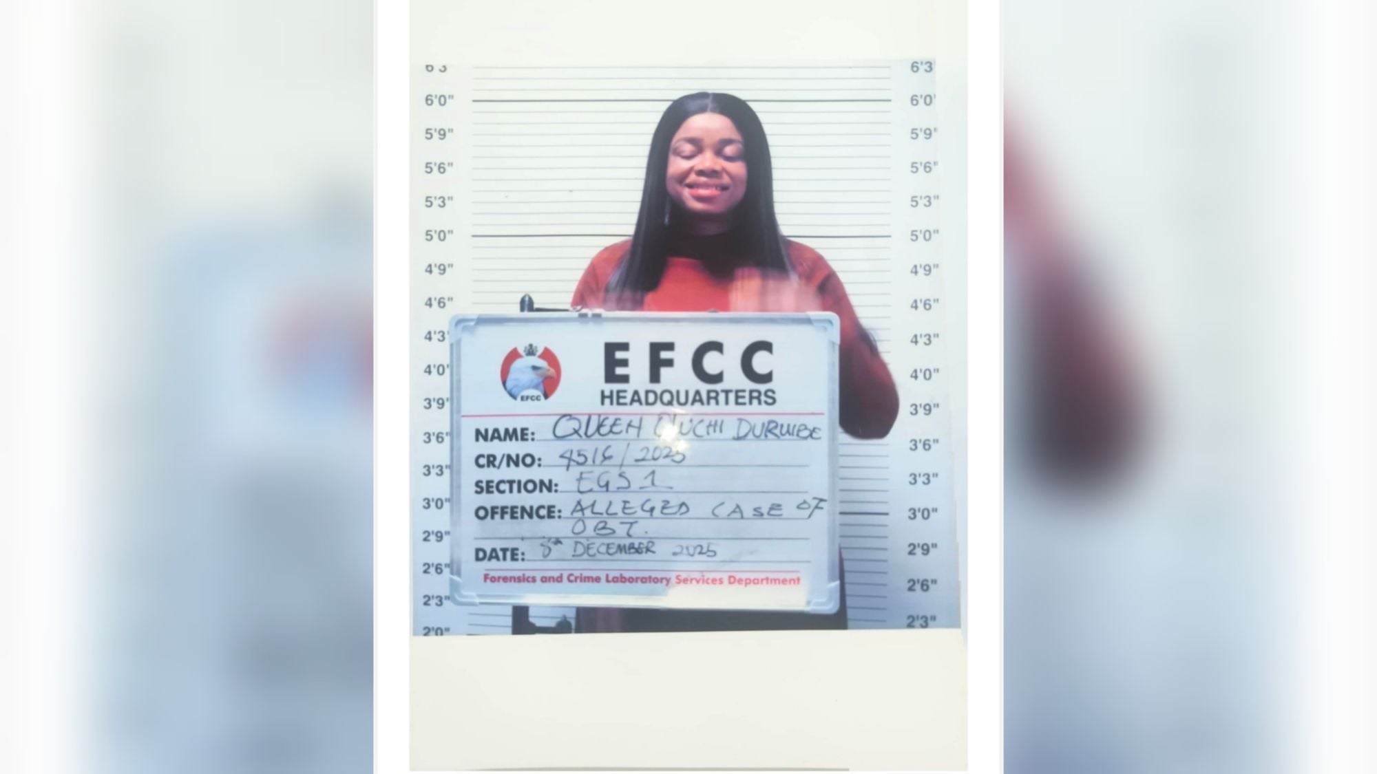 The EFCC is prosecuting NDC candidate Queen Oluchi Duruibe over an alleged ₦238.6 million real estate investment fraud.