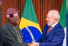 President Bola Tinubu; President Luiz Inácio Lula da Silva of Brazil