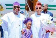 VP Shettima Arrives Ekiti For Oyebanji’s Swearing-in