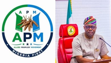 APM logo; Seyi Makinde