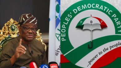 Nyesom Wike; PDP logo